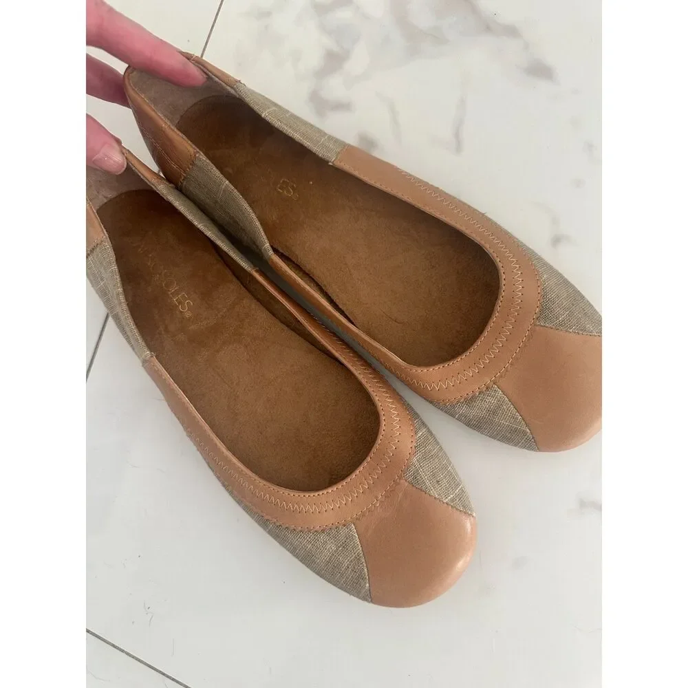 AEROSOLES Tan and Beige Women’s Flats
